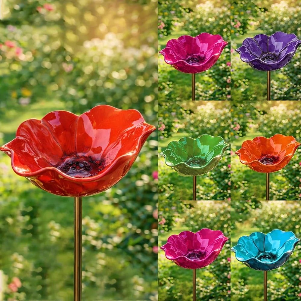 💖🎁2026 Mother's Day Gifts 🎁Handmade Metal Flower Garden Stake🐦