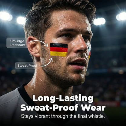 🌈✨National Flag Face Paint Stick for Sports Fans