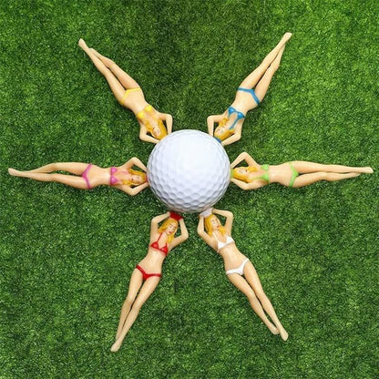 6PCS Funny Golf Tees, Mixed color