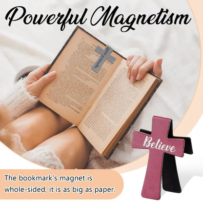 📖16 magnetische Lesezeichen in Kreuzform – Geschenke für Bibelstudium, Leser, Lehrer und Studenten🌸✝️