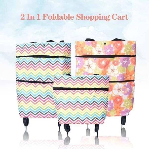🏆 Last Day Special Price £9.99 ! 🔥 2-in-1 Shopping Bag Foldable Green Bag