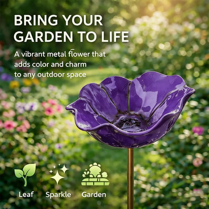 💖🎁2026 Mother's Day Gifts 🎁Handmade Metal Flower Garden Stake🐦