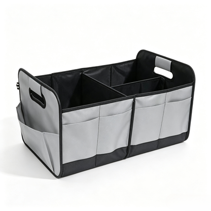 Foldable Car Trunk Storage Organizer with Lid