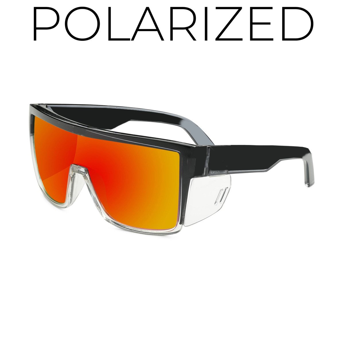 ⚡Hot Sales 50% OFF🔥ANSI Z87+ Safety Sunglasses Mirrored Colored Lens Side Protection Removable Side Shields