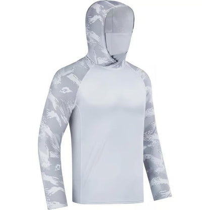 Outdoor activity essential—hooded mask integrated design 🌞 360° sun protection with no dead angles.