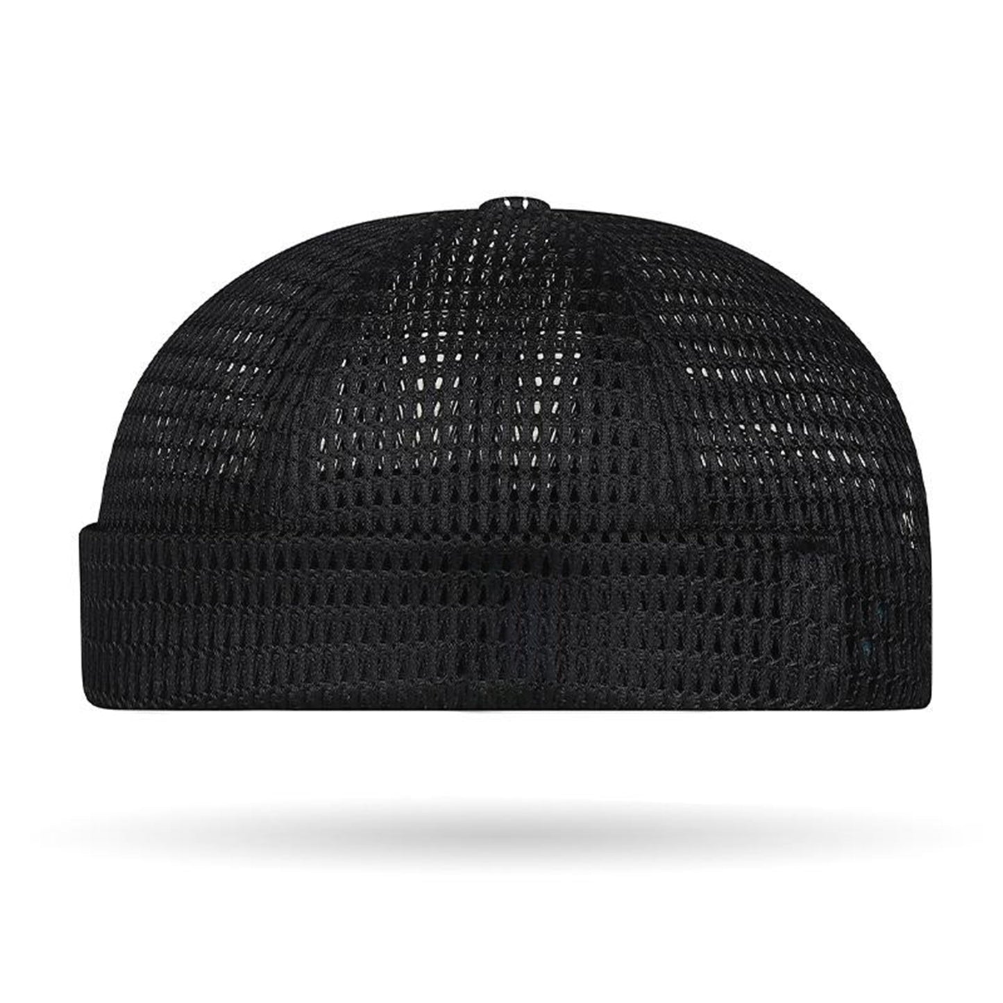 🔥Herren Atmungsaktive Schirmlose Docker-Mütze – Leichte Mesh-Skullcap für Sommer Outdoor-Bekleidung