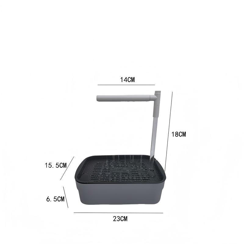 🦜💦Automatic ABS Bird Bath Shower, Parrot Bathtub with Circulating Faucet for Pet Bird