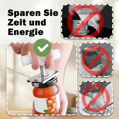 🍯 Müheloses Öffnen von Gläsern – ✨ Rutschfester Glasöffner – für komfortable und einfache Anwendung jedes Mal