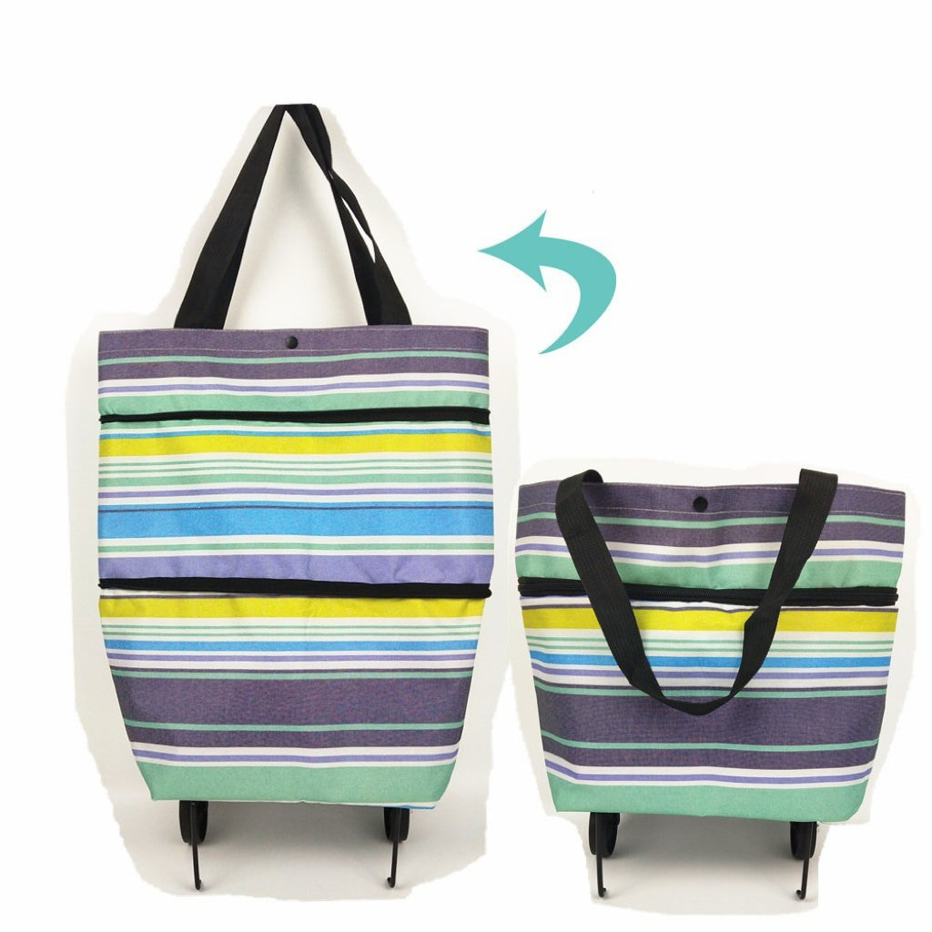 2-in-1 Foldable Shopping Cart