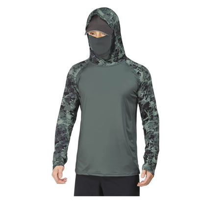 Outdoor activity essential—hooded mask integrated design 🌞 360° sun protection with no dead angles.