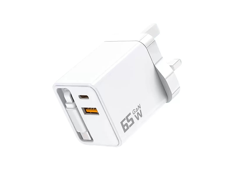 🔥HOT SALE 50% OFF🎁65W Fast Charging Phone Charger Block with Retractable 80cm Type-C Cable