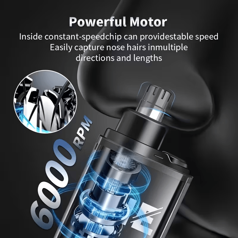 💇‍♂️ Groom with Precision -✨ Ultimate 2-in-1 Nose Hair Trimmer - For Effortless, All-Day Comfort!