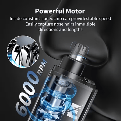 💇‍♂️ Groom with Precision -✨ Ultimate 2-in-1 Nose Hair Trimmer - For Effortless, All-Day Comfort!
