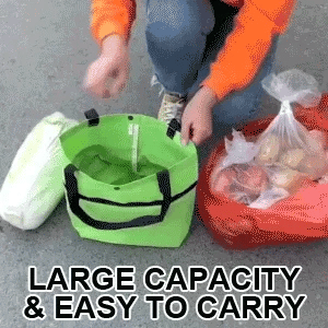 🏆 Last Day Special Price £9.99 ! 🔥 2-in-1 Shopping Bag Foldable Green Bag