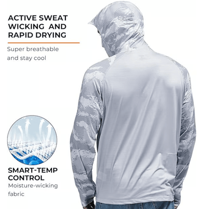 Outdoor activity essential—hooded mask integrated design 🌞 360° sun protection with no dead angles.