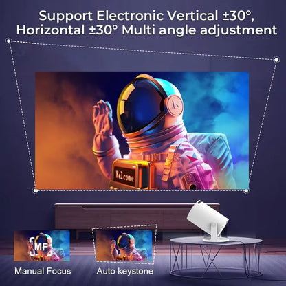 🎥✨Portable 2.4G/5G Wifi Smart Projector – 4K Home Cinema & Game 1080P HD Projector