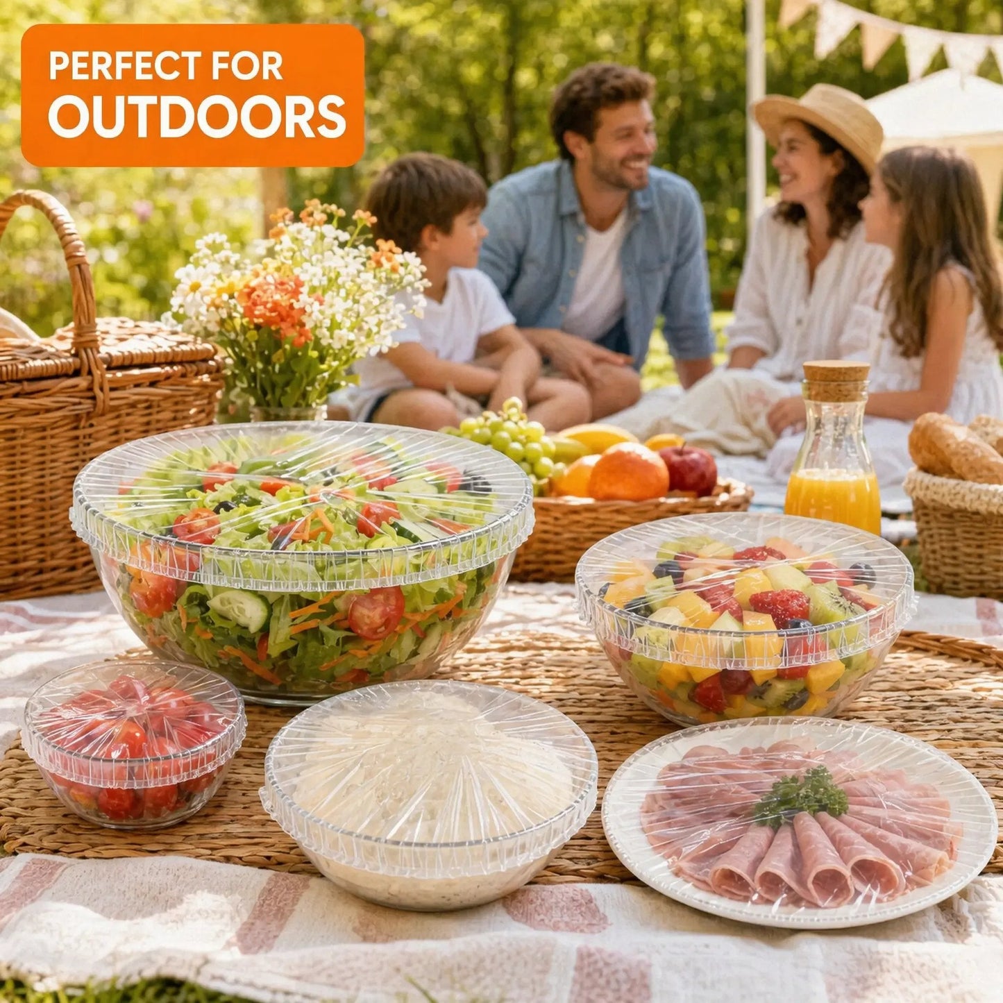 🔥Buy More Save More🔥100pcs Food-grade disposable cling film - Kitchen Bread Proofing