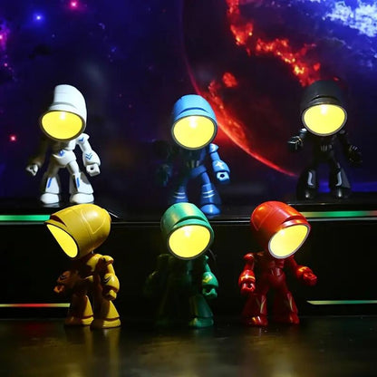 🔥Last Day 49% OFF - 🤖Lonely Robot Cartoon Cute Robot Design Companion Table Light