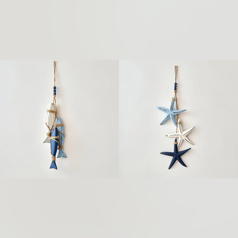 Decorazioni da appendere in stile costiero: stelle marine e pesci 🐠✨