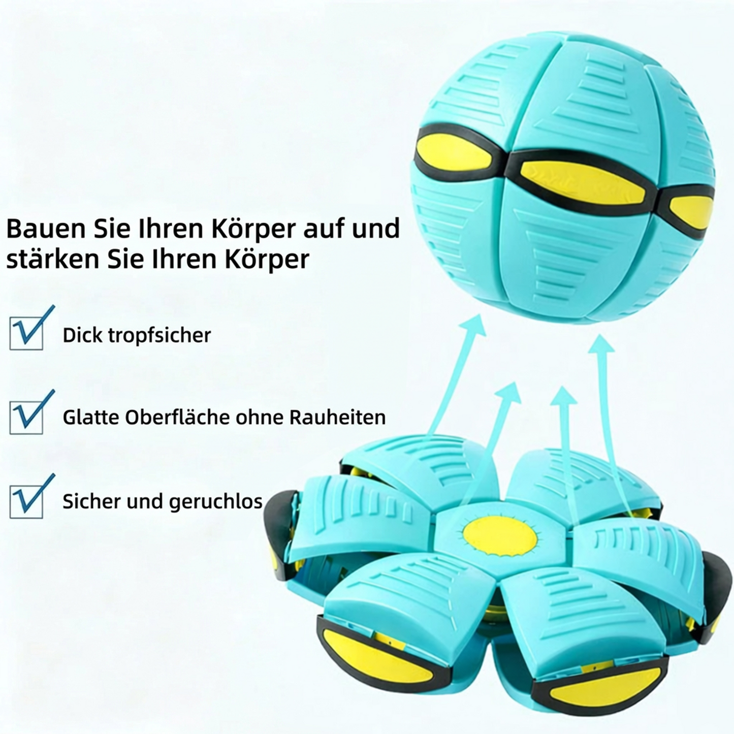 🔥Kinder-Hüpfball, magischer Metaball, magische fliegende Untertasse, Springball, Eltern-Kind-Interaktion