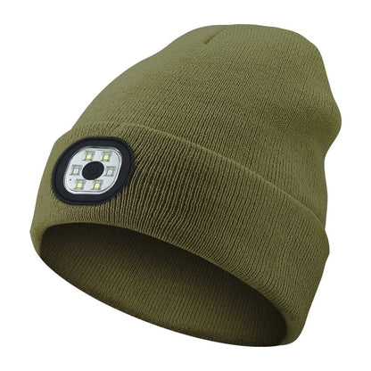 ❄️Winter— Gift Bluetooth Beanie with LED Headlight and Removable Speakers