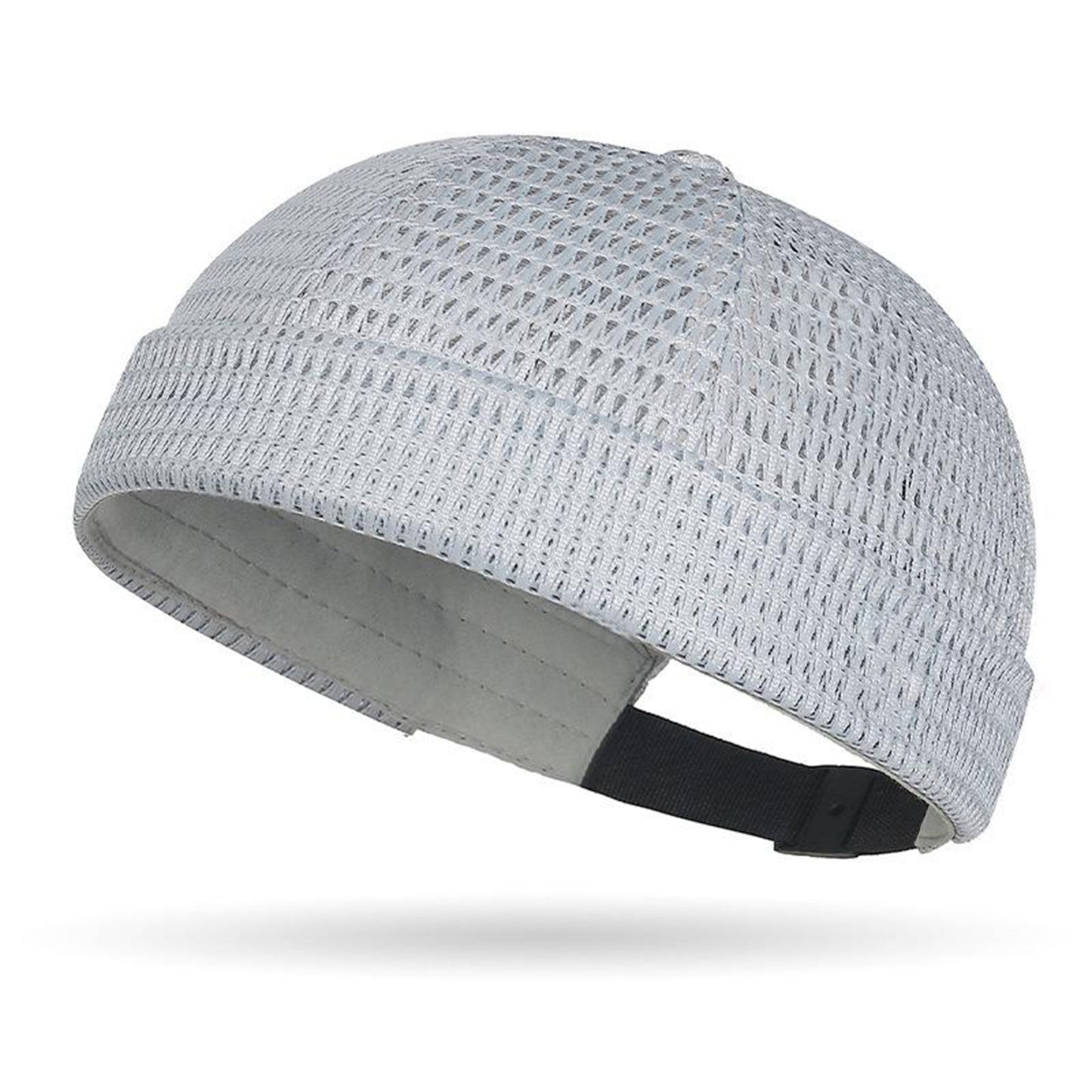 🔥Herren Atmungsaktive Schirmlose Docker-Mütze – Leichte Mesh-Skullcap für Sommer Outdoor-Bekleidung