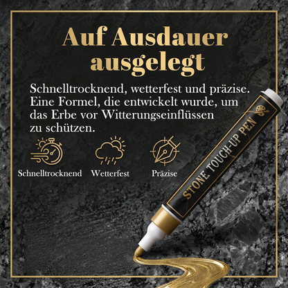 🐦Goldener Grabstein-Markierungsstift zur Wiederherstellung verblasster Grabinschriften