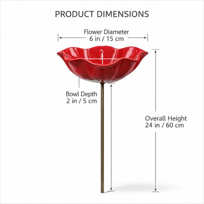 💖🎁2026 Mother's Day Gifts 🎁Handmade Metal Flower Garden Stake🐦
