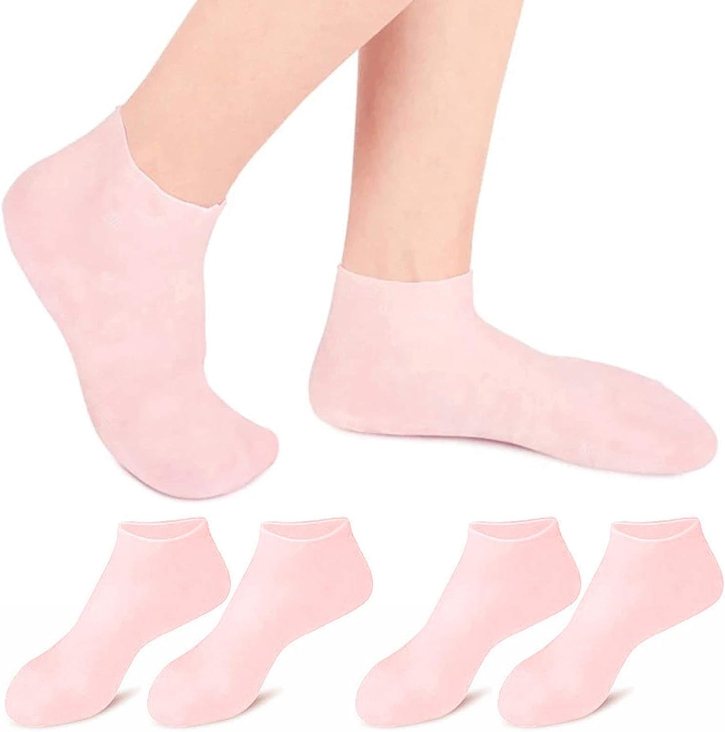 🥳2026 HOT SALE🥳💞50K+ SOLD!🦶✨ 50% OFF! Moisturizing Foot Mask Socks – Silicone gel locks in moisture, releases plant oils. Softens cracks & rough skin – wear with shoes for all‑day care! 🌿🧦