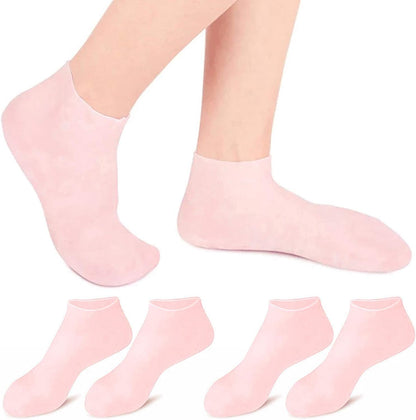 🥳2026 HOT SALE🥳💞50K+ SOLD!🦶✨ 50% OFF! Moisturizing Foot Mask Socks – Silicone gel locks in moisture, releases plant oils. Softens cracks & rough skin – wear with shoes for all‑day care! 🌿🧦