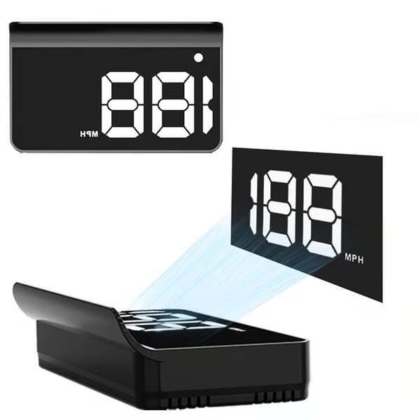 🏆🚗 Head-Up Display Car GPS Digital Speedometer – HUD for Cars, Trucks & Motorcycles