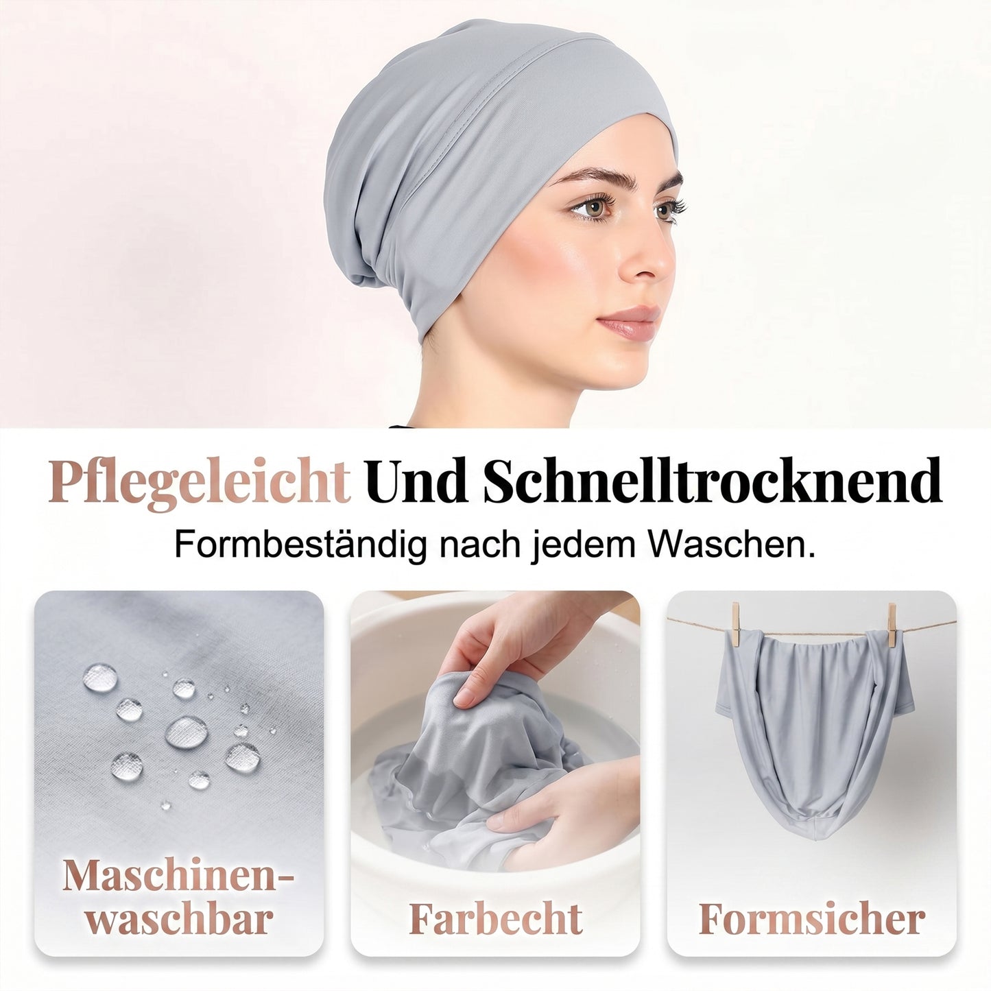 📢📢30% RABATT !! ⏰Weiche Stretch-Turbanmütze für Frauen