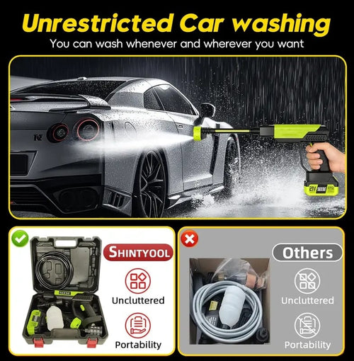 🔥Hot Sale 49% off🌟Cordless Pressure Washer and Single Port Charger Base