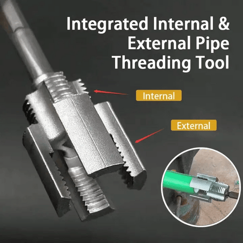 Dual-Function Pipe Threading Tool(2PCS)