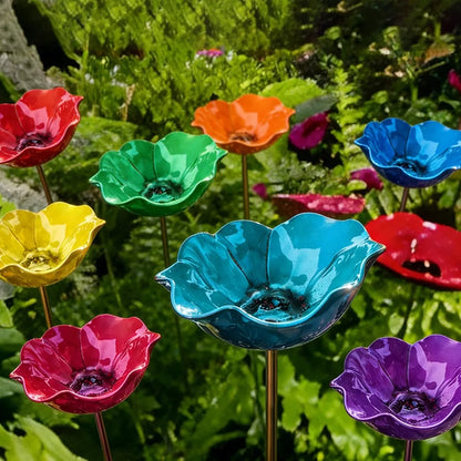 💖🎁2026 Mother's Day Gifts 🎁Handmade Metal Flower Garden Stake🐦