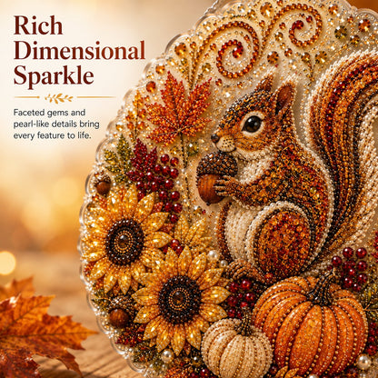 ✨Autumn Diamond Painting Hanging Ornament Kit | Luxury Flocked Canvas with Scratch-Resistant Non-Fading Diamond Beads DIY Handmade Fall Hanging Decor 🍁💎