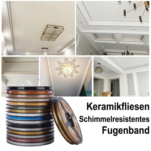 🔥🔥🔥Selbstklebendes Anti-Schimmel-Fugenverschönerungsband (6 M)