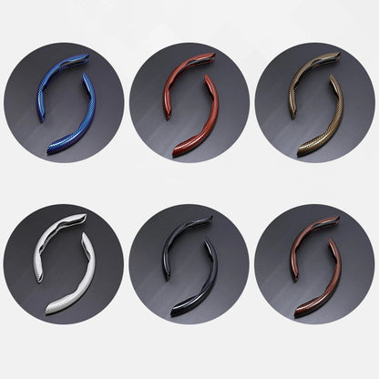 Non-Slip Half Cover Car Steering Wheel Protector | Easy Clip On Installation
