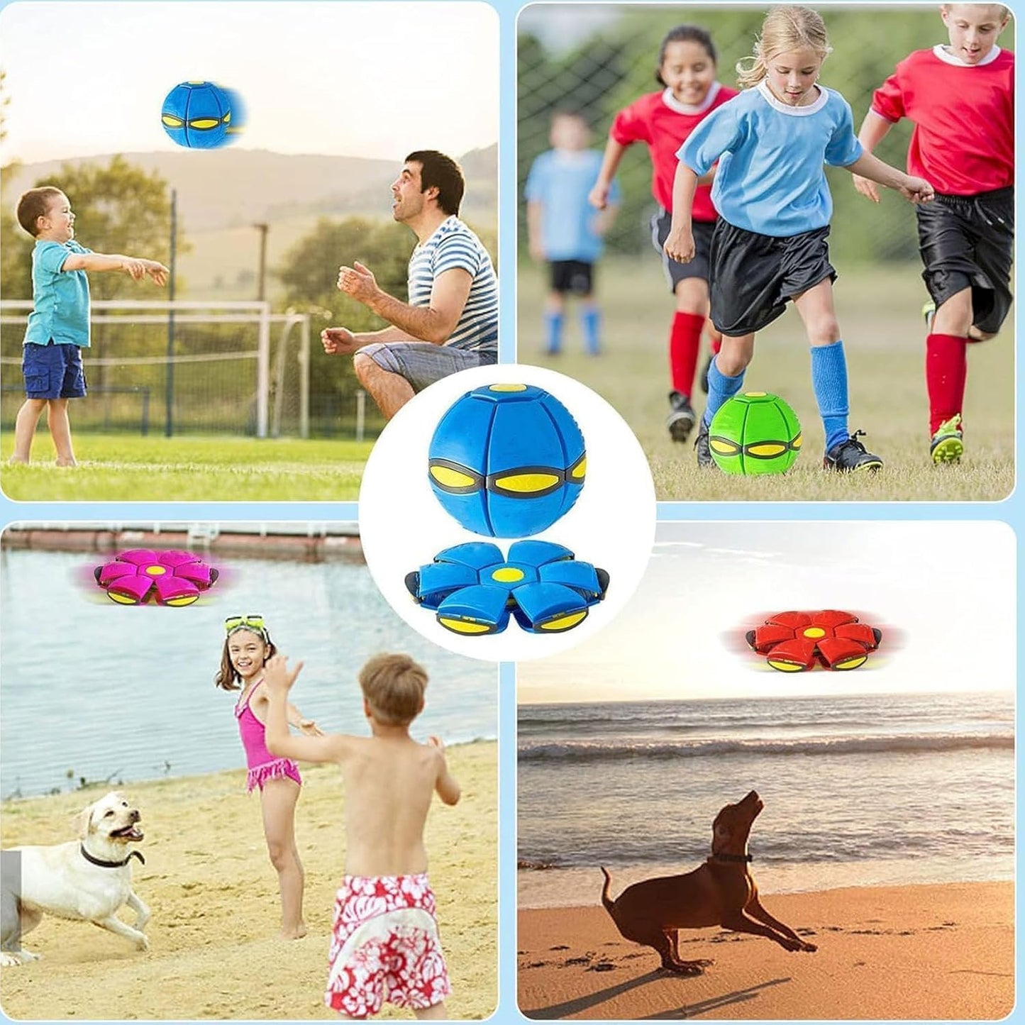 🔥Kinder-Hüpfball, magischer Metaball, magische fliegende Untertasse, Springball, Eltern-Kind-Interaktion