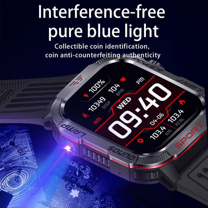 Men's Military Outdoor Sports Smart Watch for Android & IOS