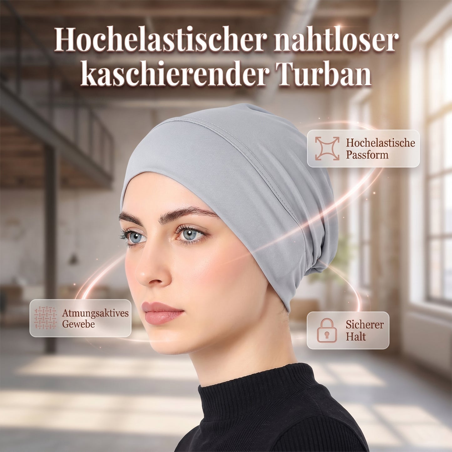 📢📢30% RABATT !! ⏰Weiche Stretch-Turbanmütze für Frauen