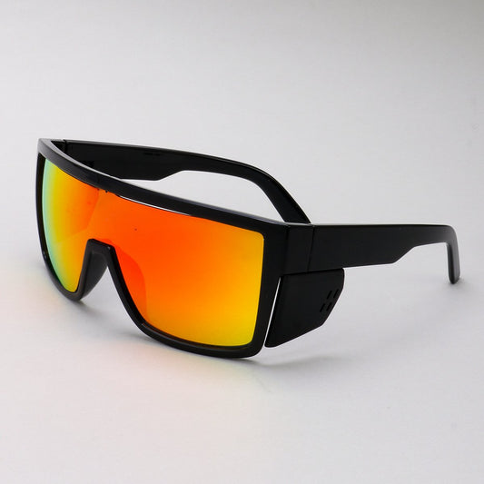 ⚡Hot Sales 50% OFF🔥ANSI Z87+ Safety Sunglasses Mirrored Colored Lens Side Protection Removable Side Shields