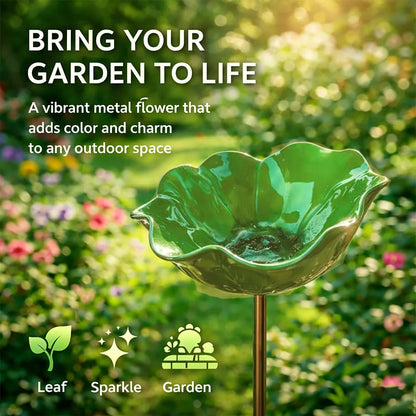 💖🎁2026 Mother's Day Gifts 🎁Handmade Metal Flower Garden Stake🐦