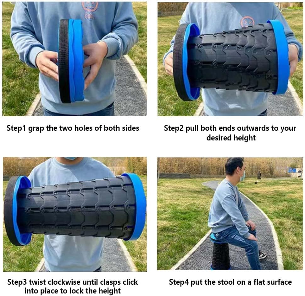 2026 Upgraded Heavy-Duty Collapsible Portable Stool