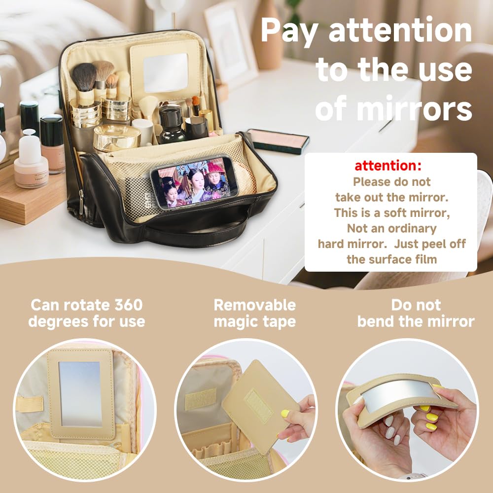 Standing Makeup Bag