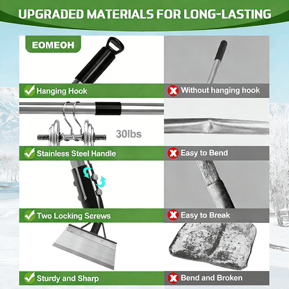 🏠Snow Melting Artifact❄️Heavy-Duty Multi-Purpose Garden Scraper & Ice Breaker