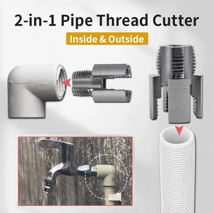 Dual-Function Pipe Threading Tool(2PCS)