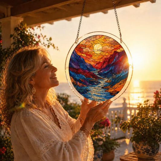 🔥LAST DAY 45% OFF ☀️🛍️Acrylic Jigsaw Puzzle Suncatcher 80 Pieces