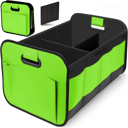 Foldable Car Trunk Storage Organizer with Lid