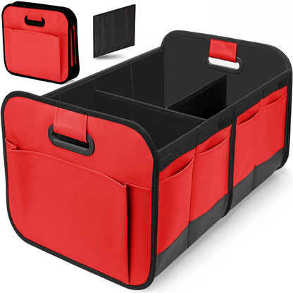 Foldable Car Trunk Storage Organizer with Lid